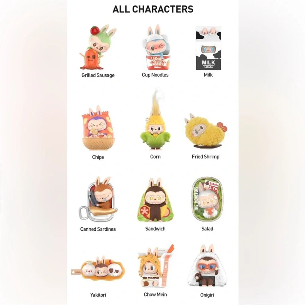 Wacky Mart The Monsters Pop Mart Confirmed Chips Figurine Labubu - Picture 3 of 9